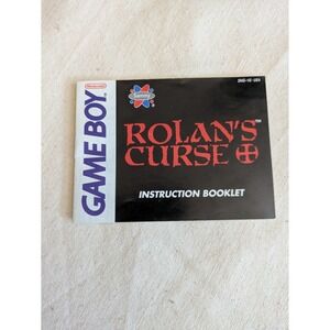 Rolan's Curse Instruction Booklet Game Boy Nintendo Sammy OMGVEUSA